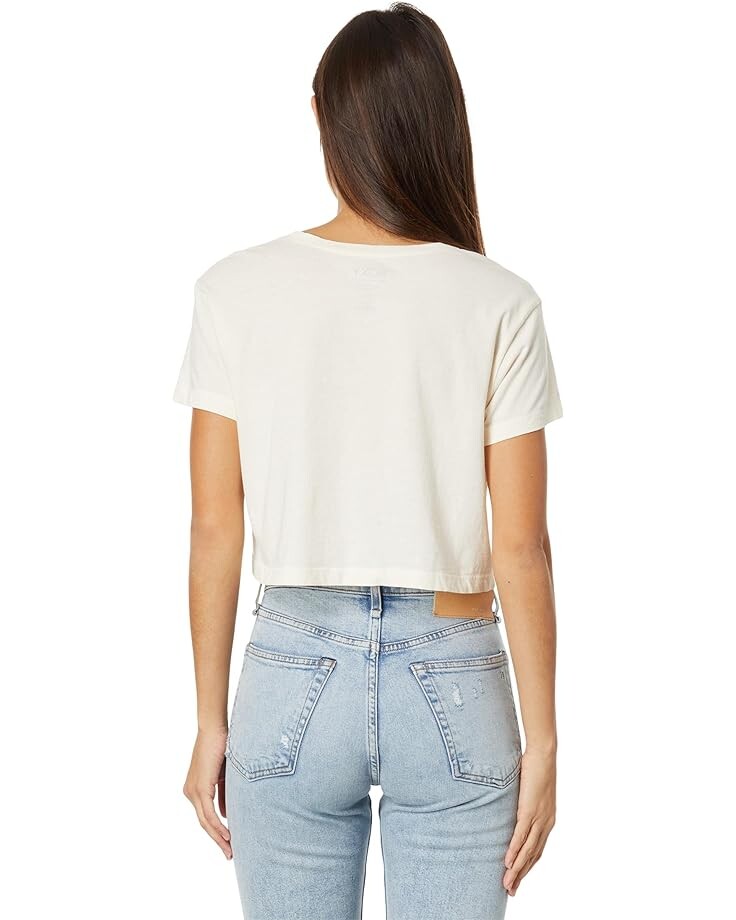 

Футболка Roxy Made Of Sunshine Cropped T-Shirt, цвет Egret