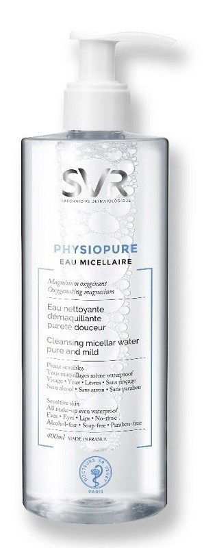 цена SVR Physiopure Eau Micellaire мицеллярная жидкость, 400 ml
