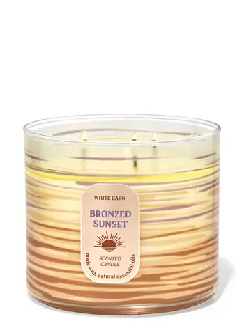 

Свеча с 3 фитилями Bronzed Sunset, 14.5 oz / 411 g, Bath and Body Works