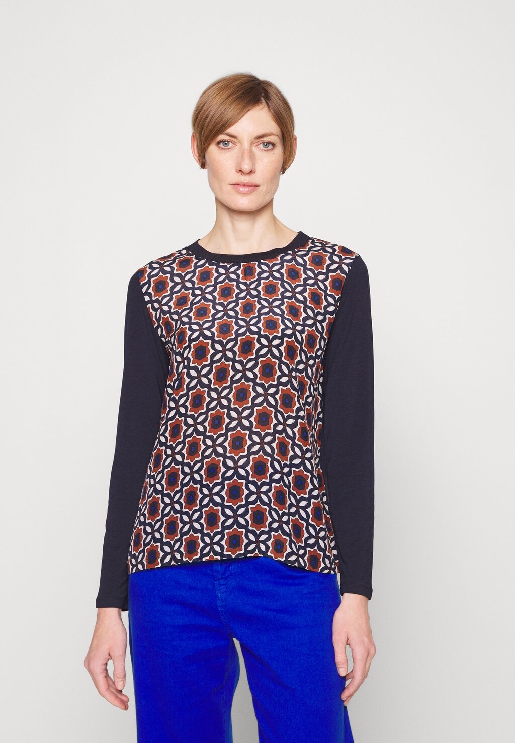 

Топ с длинными рукавами WEEKEND MaxMara, синий
