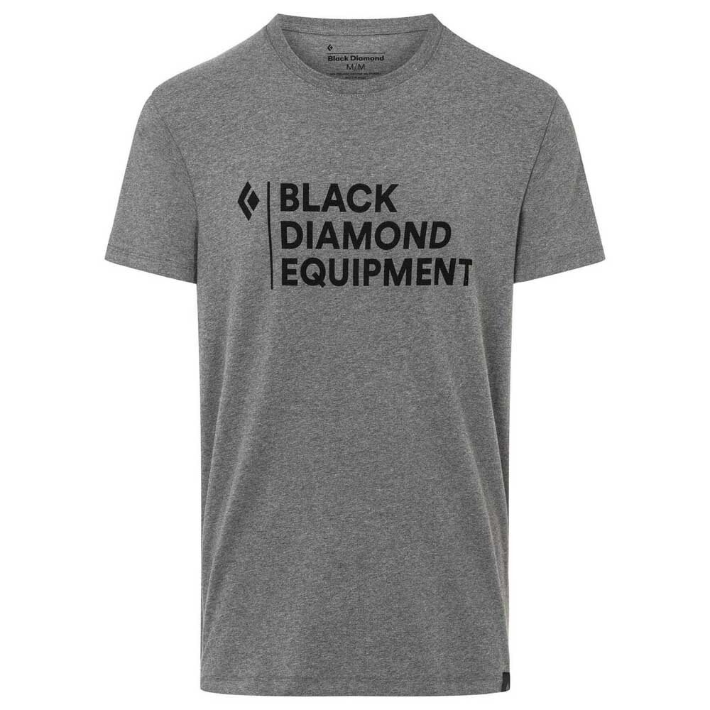 

Футболка с коротким рукавом Black Diamond Stacked Logo, серый