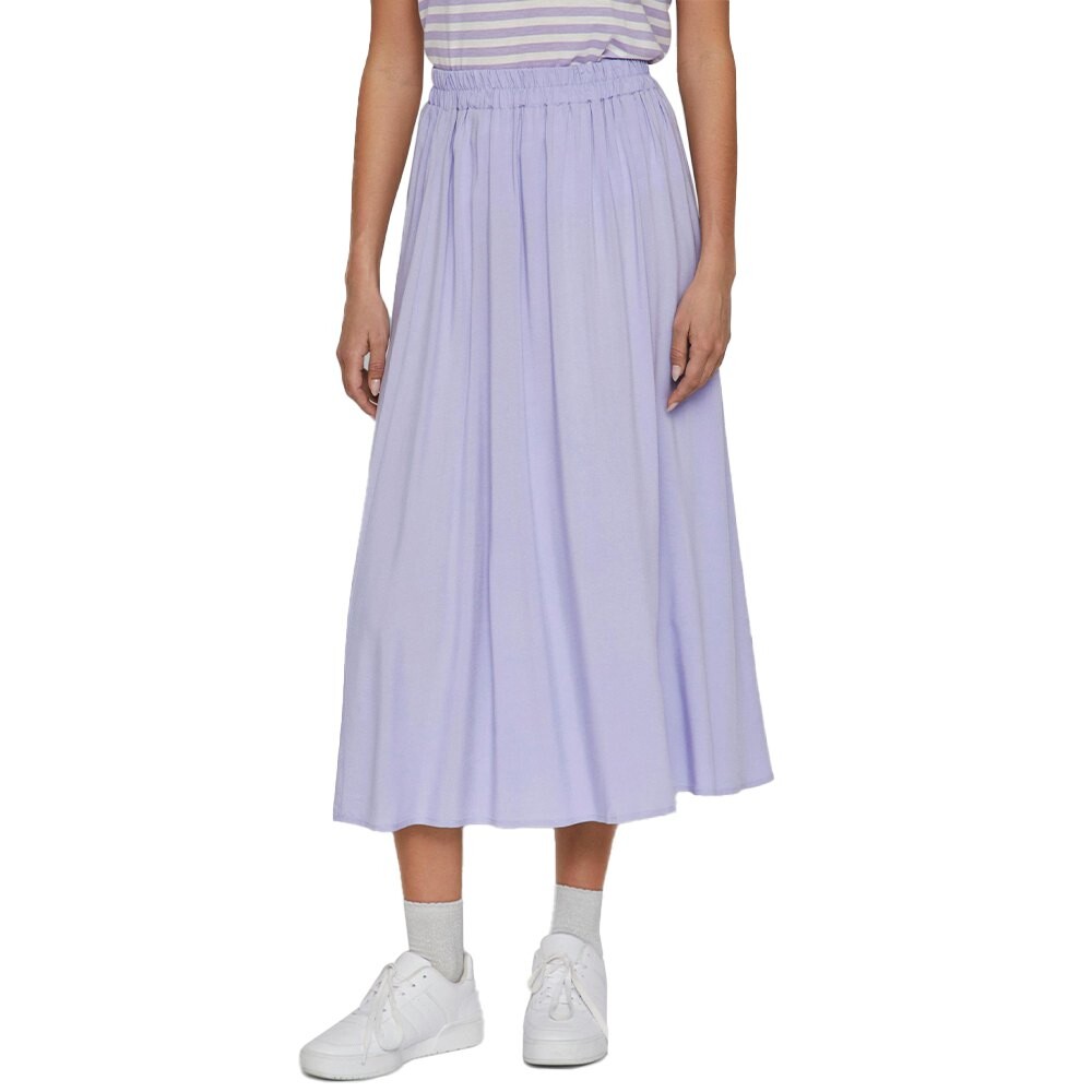 

Юбка миди Vila Paya High Waist, фиолетовый