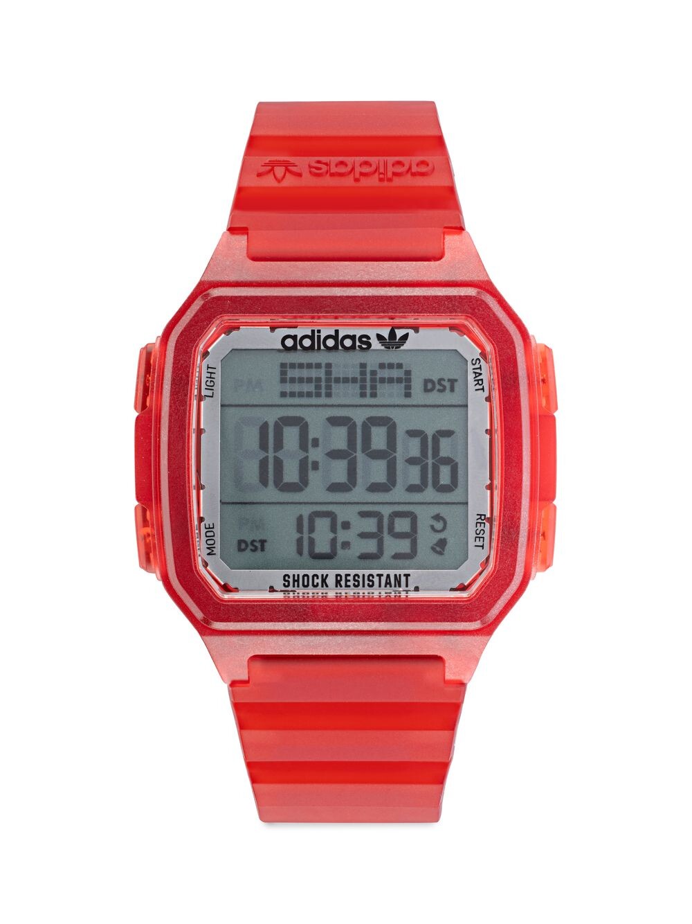 

Часы Digital 1 GMT с полимерным ремешком adidas, красный