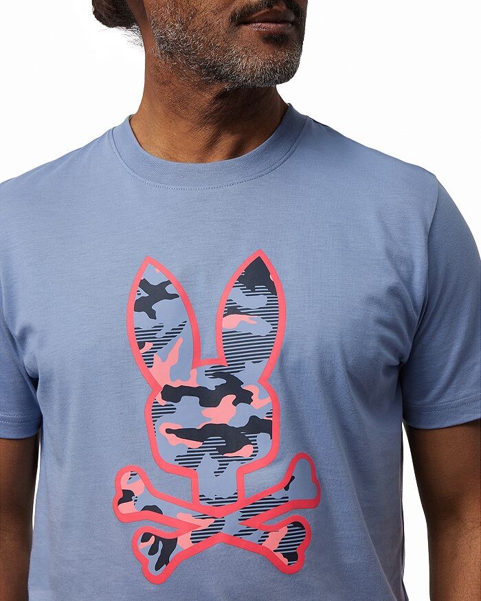 

Футболка с короткими рукавами и графическим принтом Rye Bunny Psycho Bunny