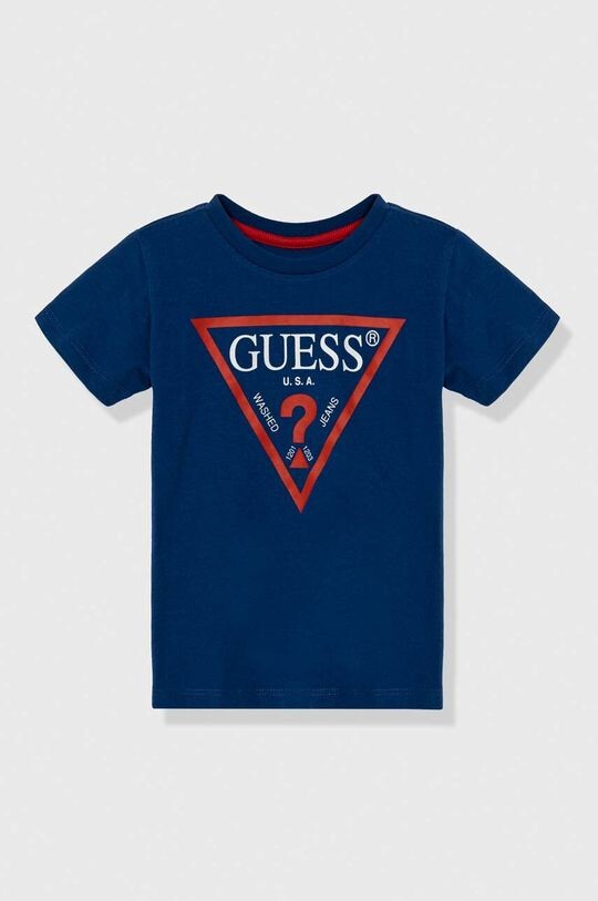 

Guess Детская хлопковая футболка, синий