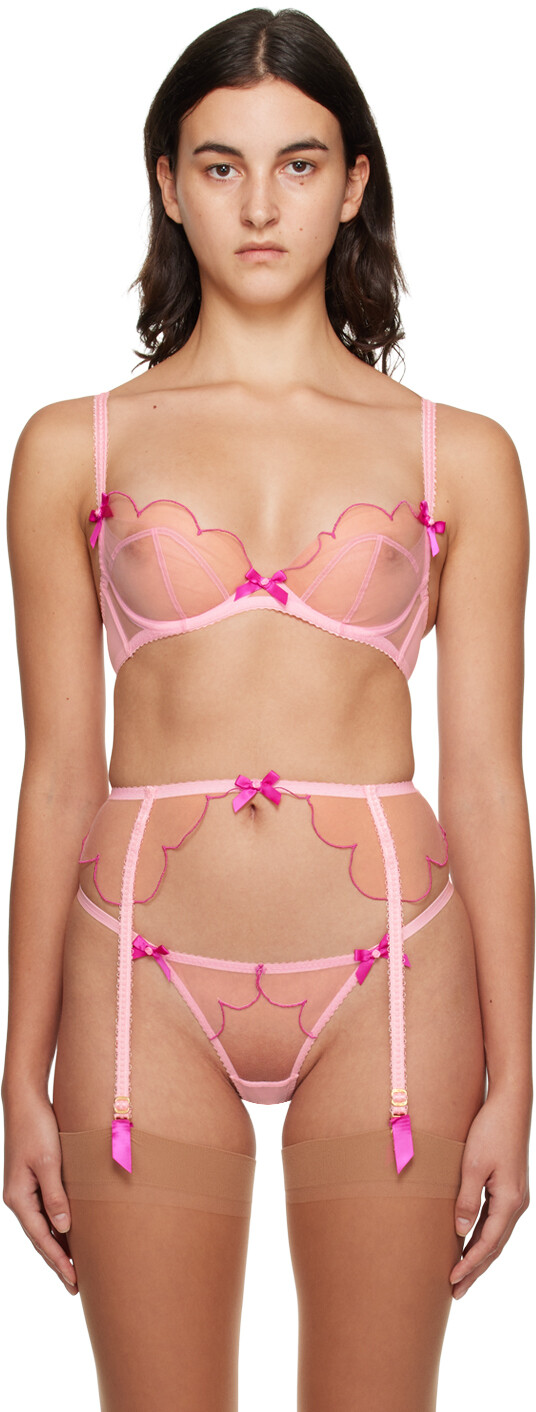 

Розовый бюстгальтер Agent Provocateur Lorna