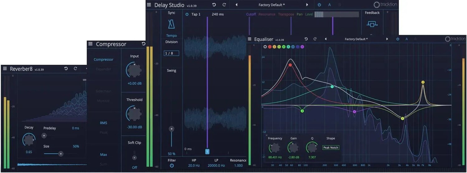 

Коллекция Tracktion DAW Essentials