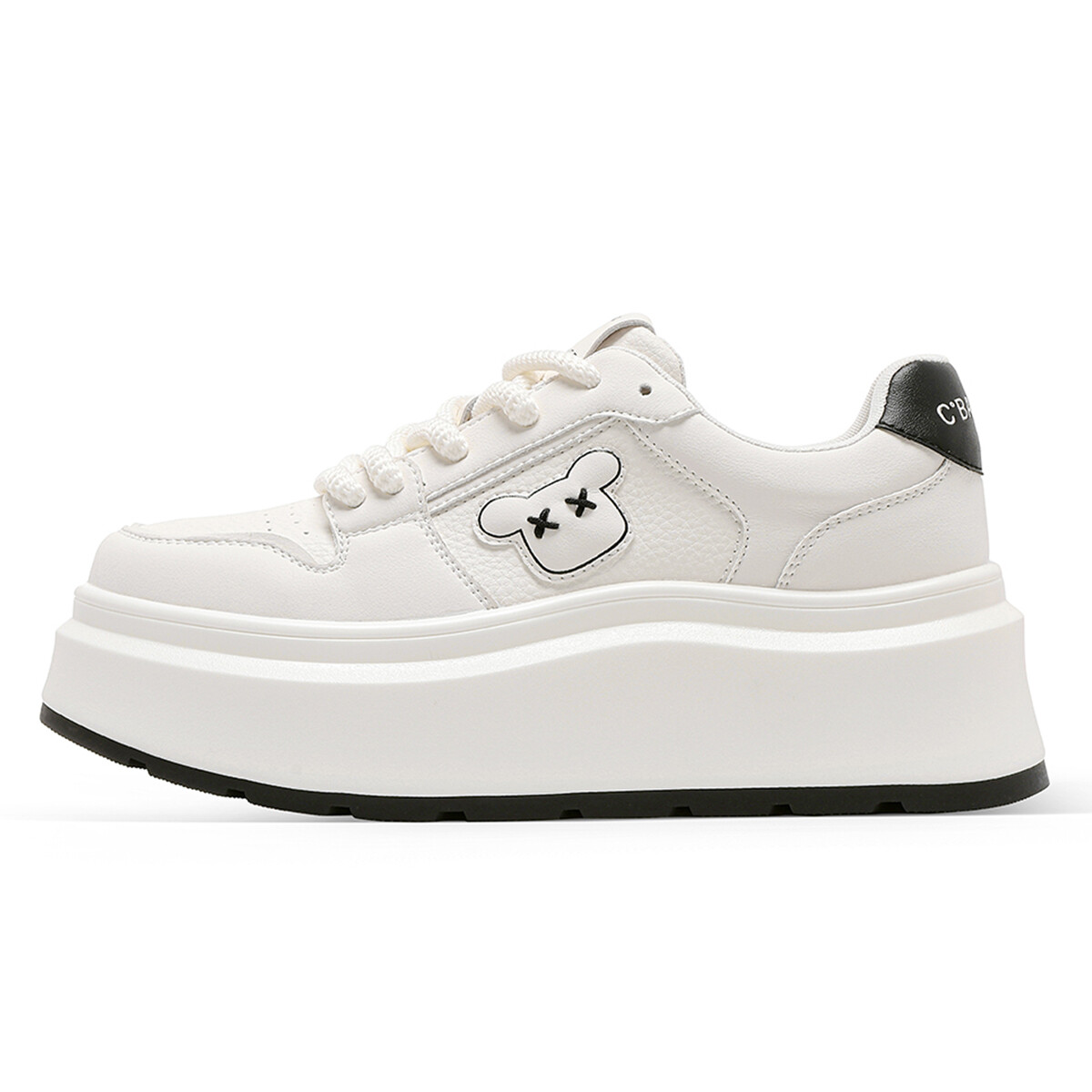 

Кроссовки C°BANNER Skateboarding Shoes Women's Low-top, бежевый/черный