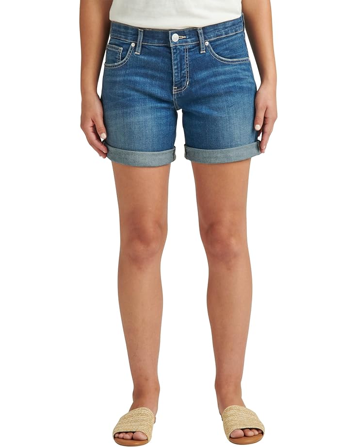 Шорты Jag Jeans Petite Alex Boyfriend Shorts, синий