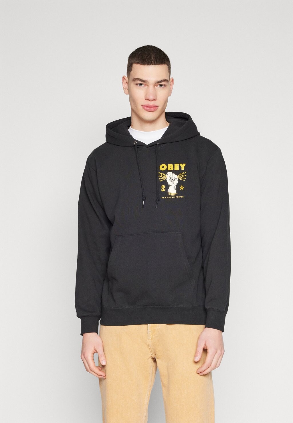 

Толстовка NEW CLEAR POWER Obey Clothing, цвет black