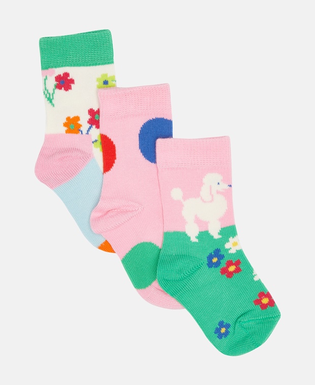 

Носки, упаковка 3 шт. Happy Socks, розовый