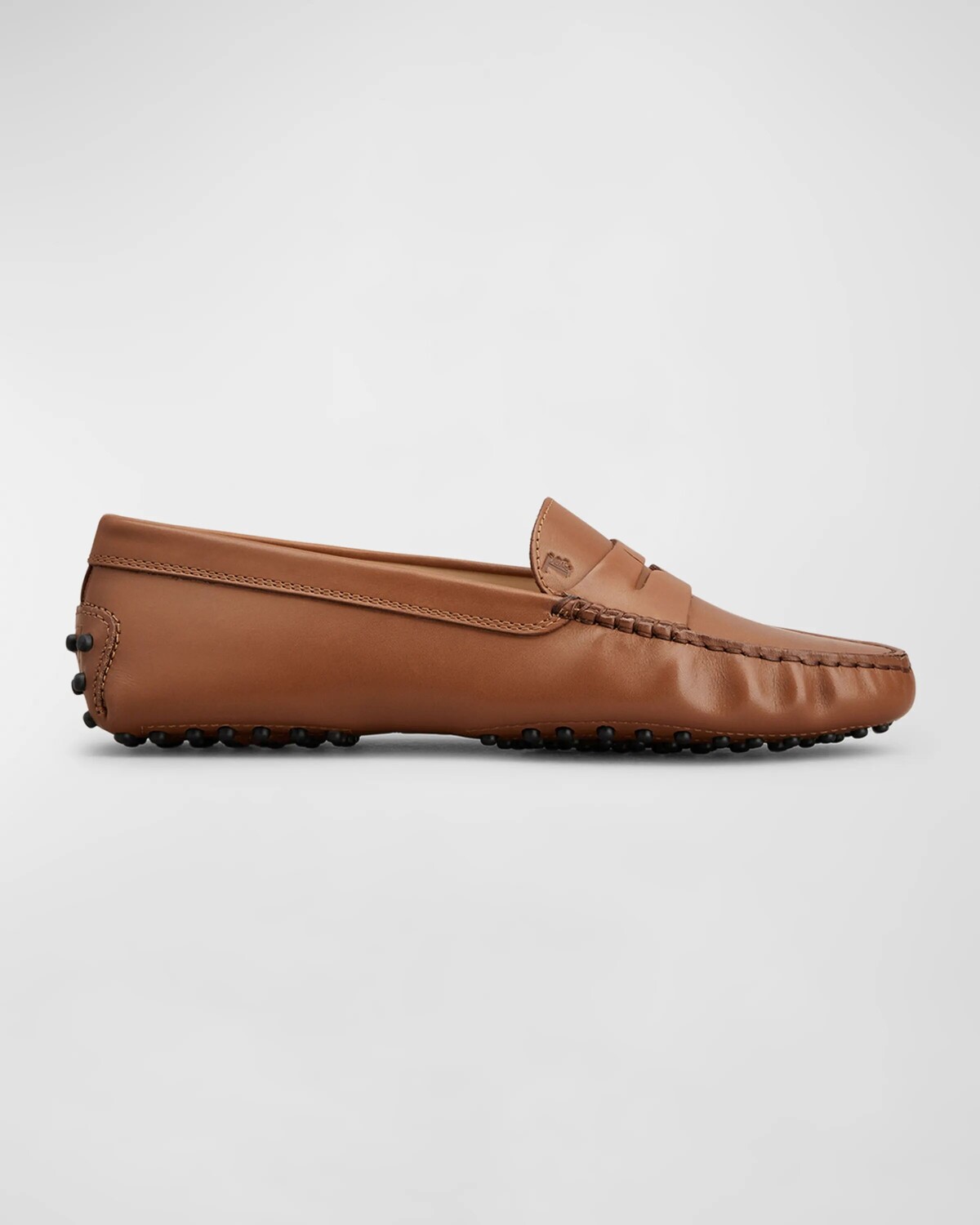 

Кожаные лоферы Driver Penny Tod's, цвет Medium Beige