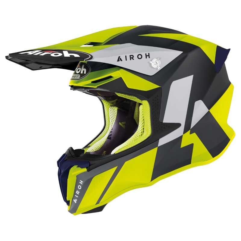 

Шлем для мотокросса Airoh Twist 2.0 Lift, желтый