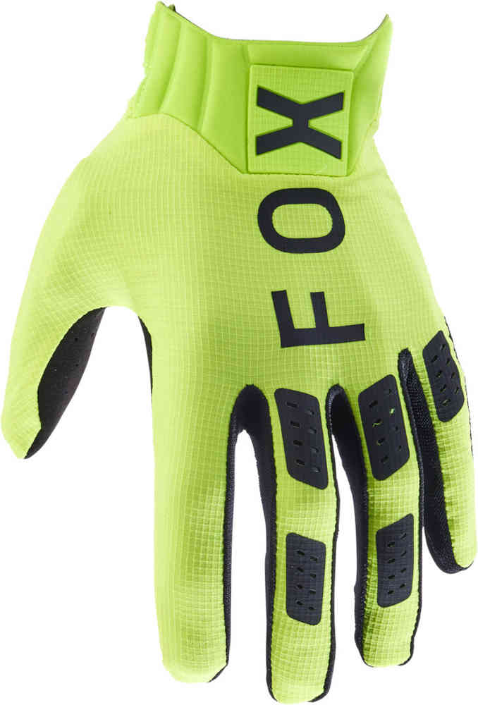 цена Flexair 2023 Перчатки для мотокросса FOX, желтый/черный