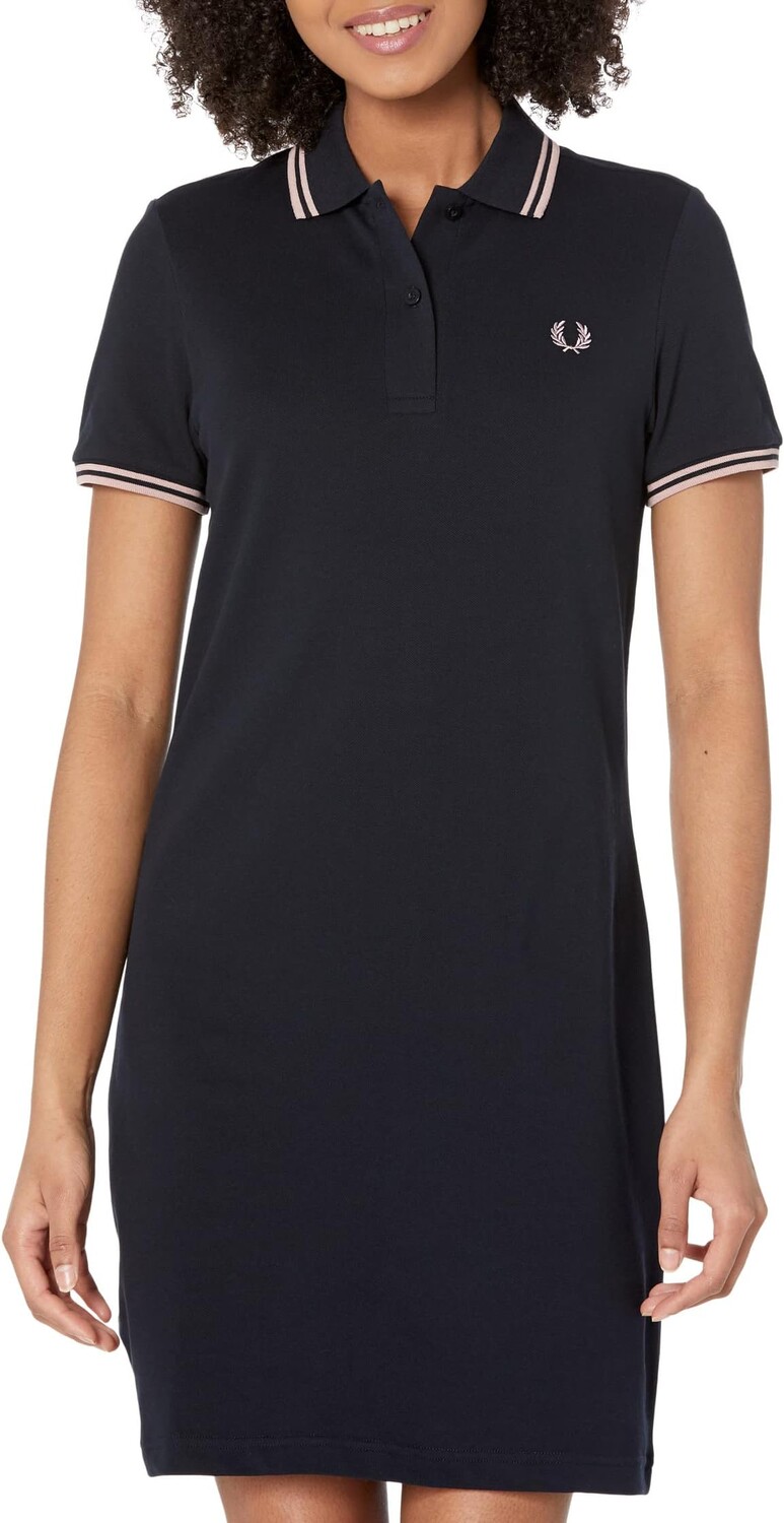 

Платье Fred Perry с двойным кончиком, темно-синий