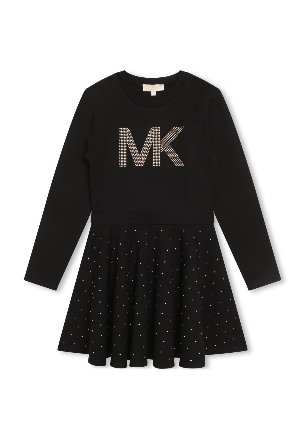 

Платье из джерси Long Sleeved Michael Kors Kids, черный