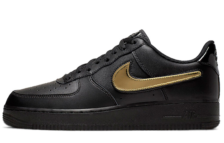 

Кроссовки унисекс для скейтбординга Nike Air Force 1 Low, черное золото