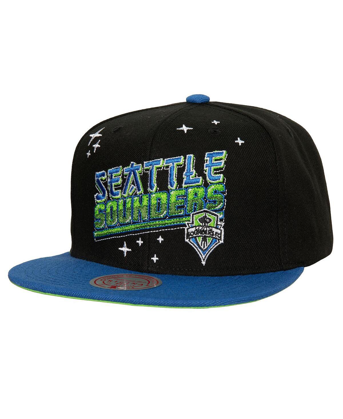 

Мужская черная кепка Snapback в стиле аниме Seattle Sounders FC Mitchell & Ness