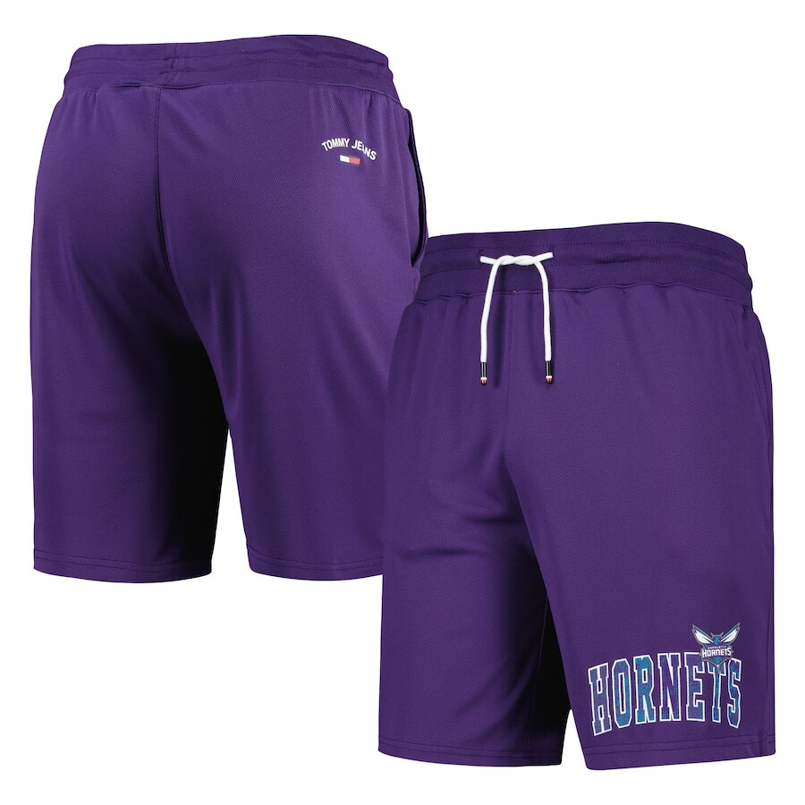 

Шорты Tommy Jeans Charlotte Hornets, фиолетовый
