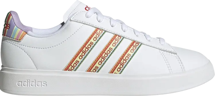 

Кроссовки Wmns Grand Court 2.0 'Multi-Color Stripes', белый