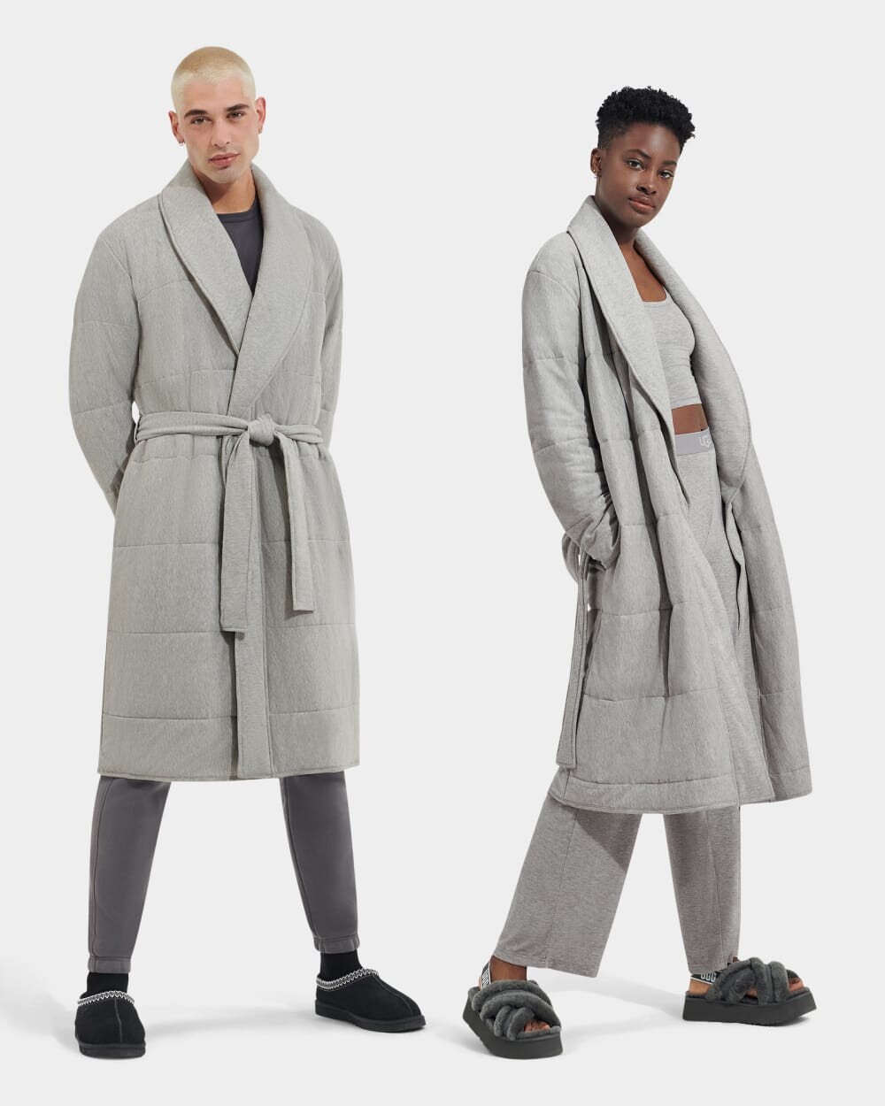 

Халат Quade Quilted Robe UGG, серый