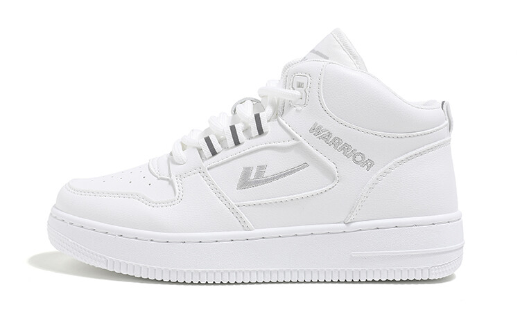 

Кроссовки WARRIOR Skateboarding Shoes Unisex High-top White, белый