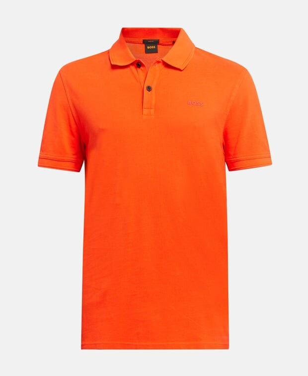 

Рубашка поло Boss Orange, цвет Pumpkin Orange