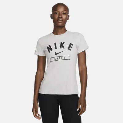 

Футболка Nike Women's Cheer T-Shirt, цвет Dark Grey Heather/Black