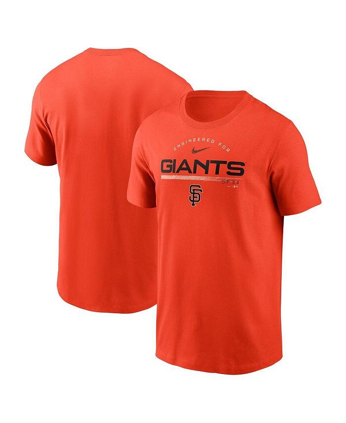 

Мужская оранжевая футболка San Francisco Giants Team Engineered Performance Performance Nike, оранжевый