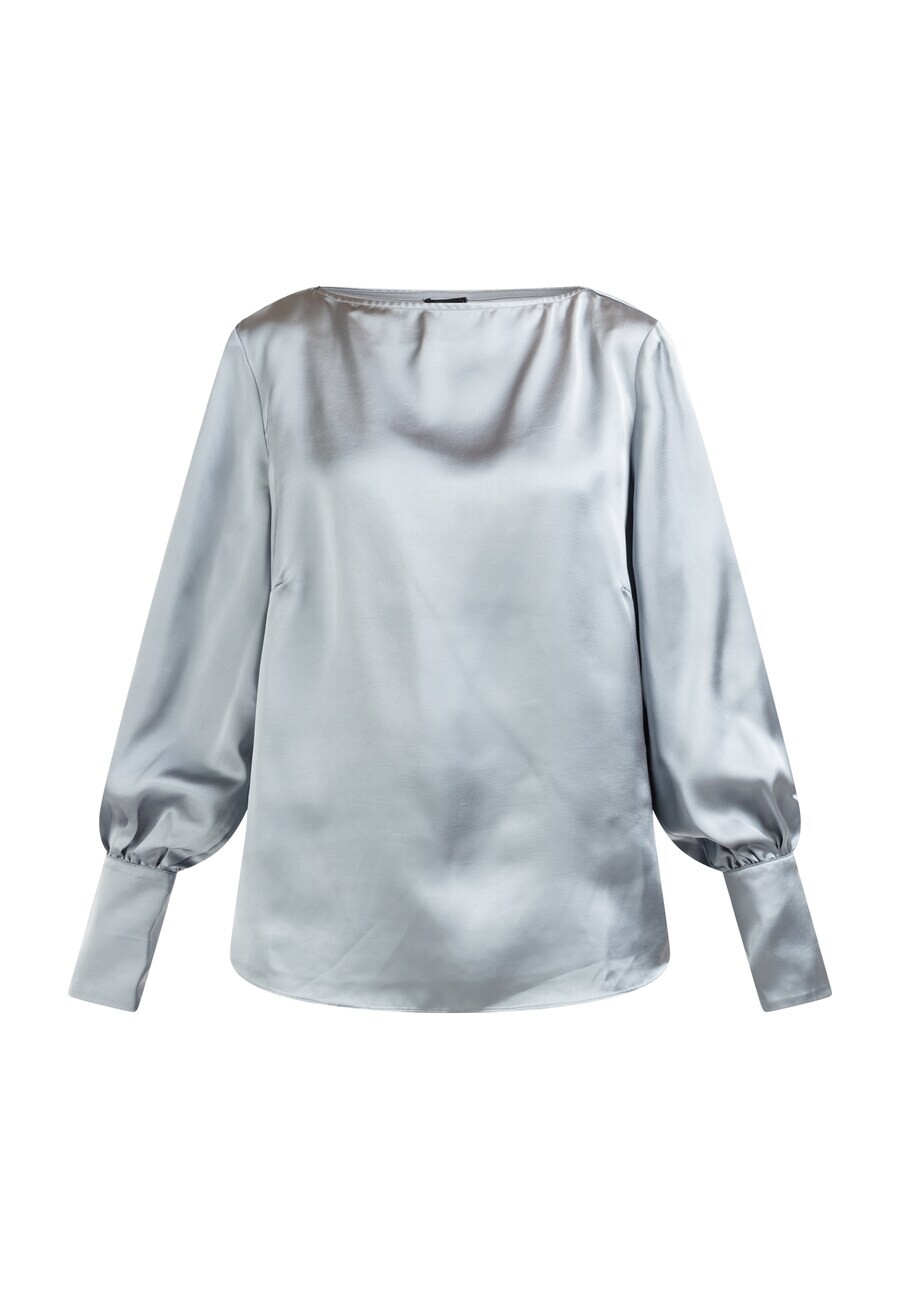 

Блуза DreiMaster Klassik Blouse, серебристо-серый