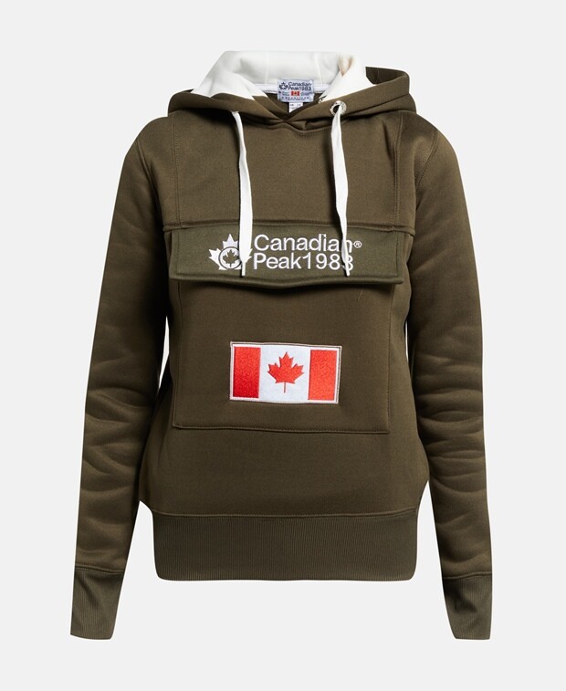 

Толстовка с капюшоном Canadian Peak, хаки