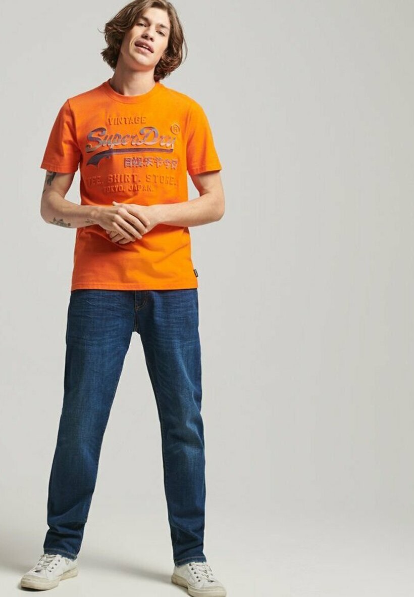 

Футболка с принтом Superdry, оранжевый