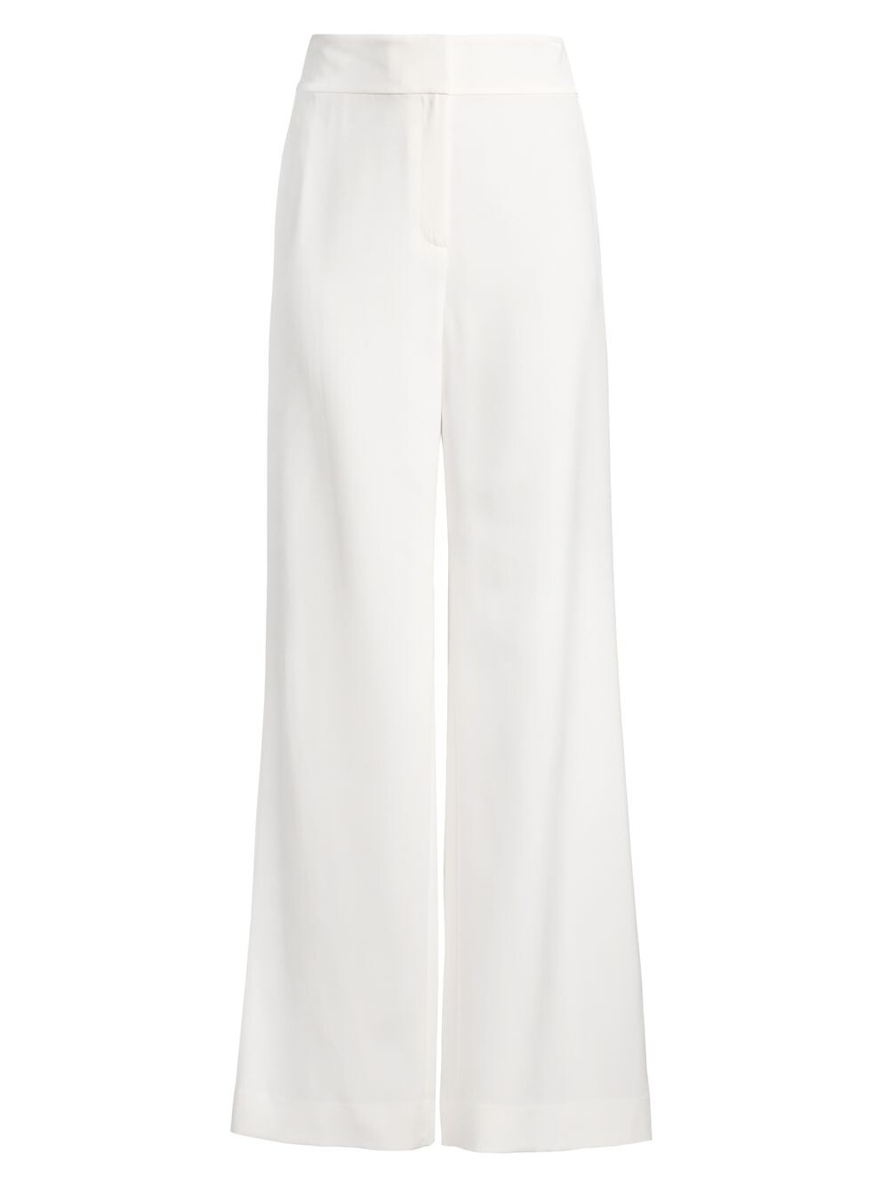 

Брюки Dalton из смесового шелка Lafayette 148 New York, Белый