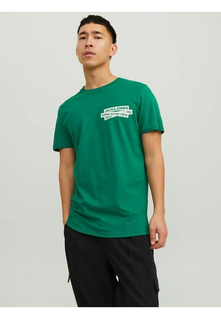 

Футболка с принтом Jack & Jones, зеленый