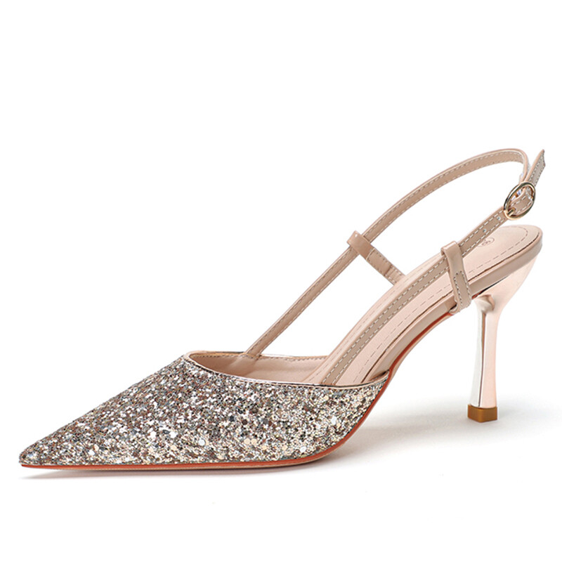 

Туфли женские на высоком каблуке Lanza, цвет CHAMPAGNE COLOR 5CM