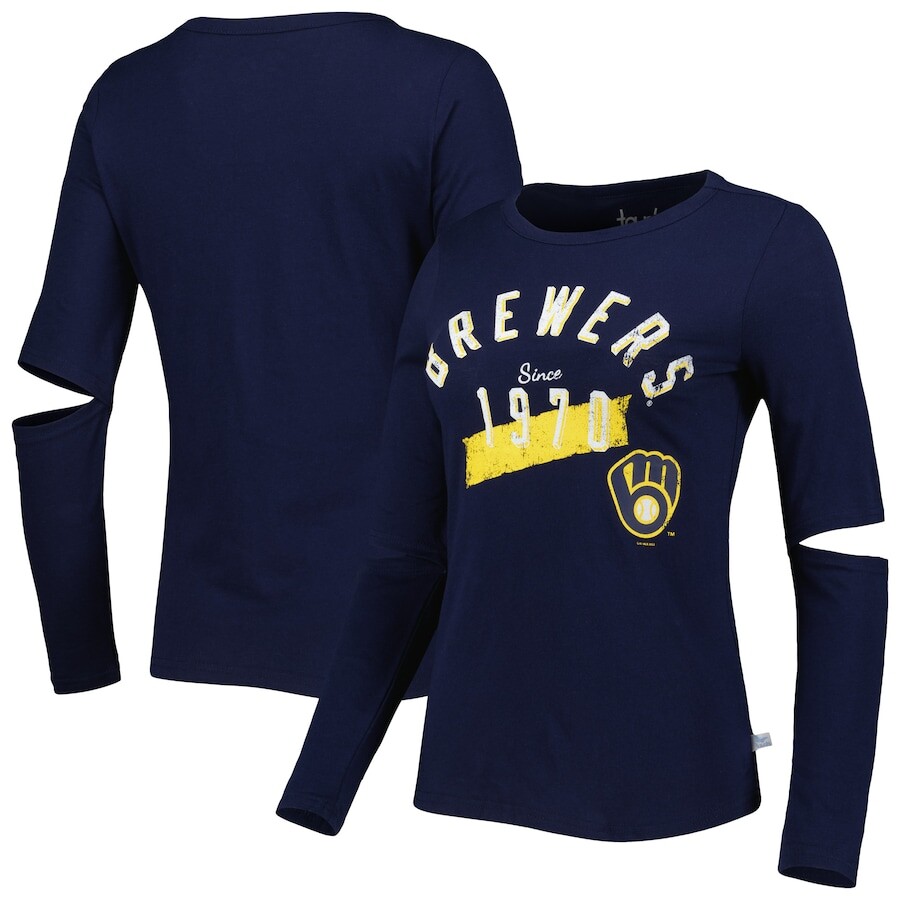 

Футболка с длинным рукавом Touch Milwaukee Brewers, нави