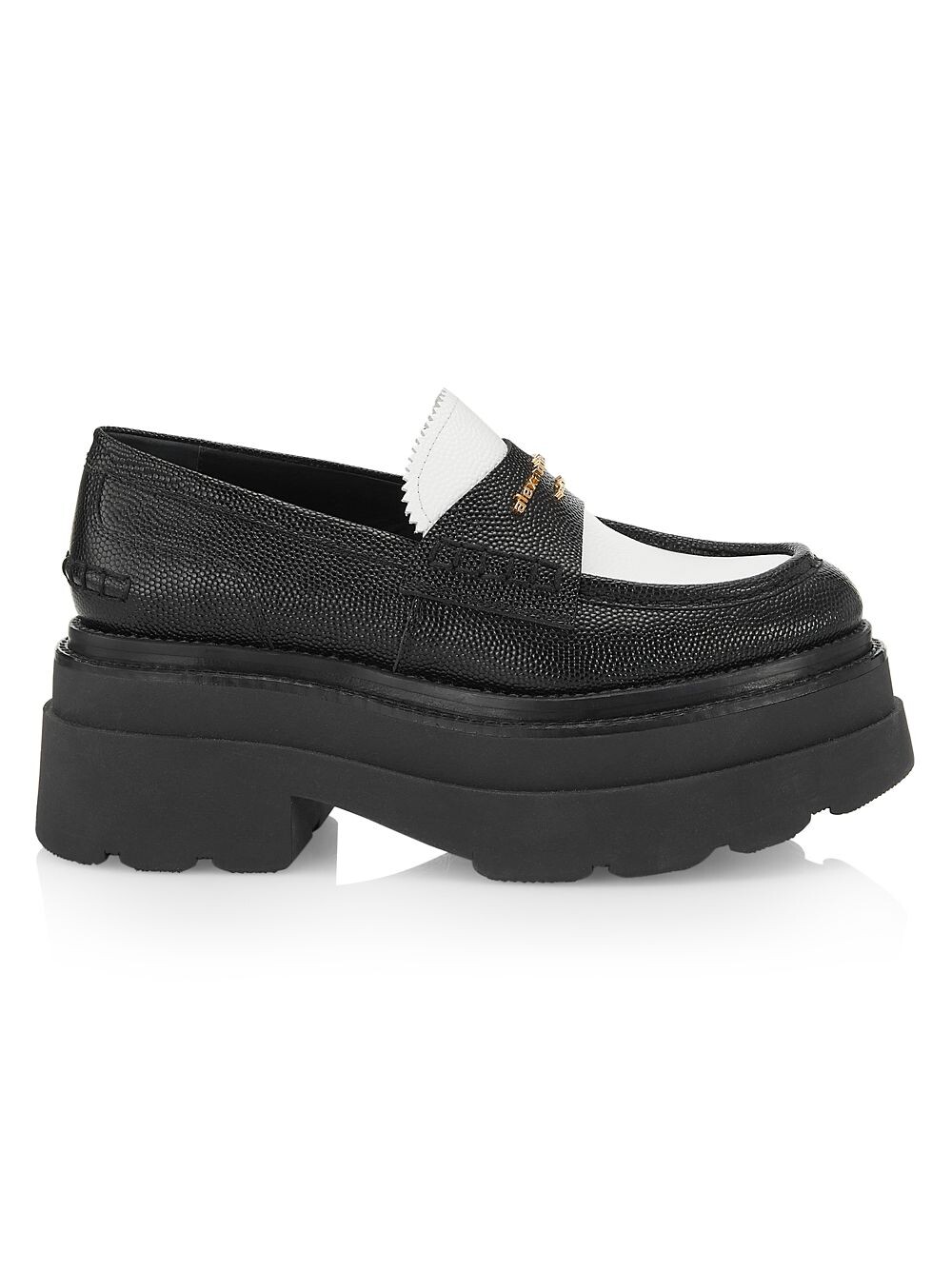 

Кожаные лоферы Carter на платформе Alexander Wang, черный