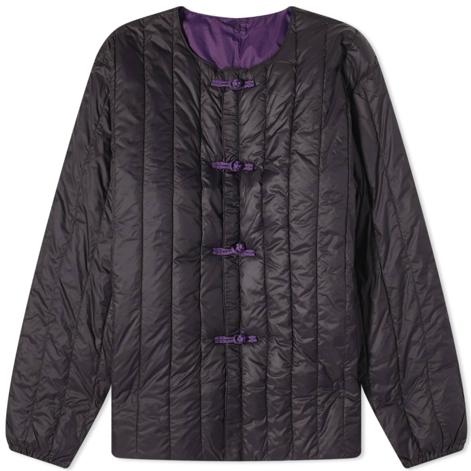 цена Куртка Taion X Beams Lights Reversible Inner Down, цвет Black & Purple