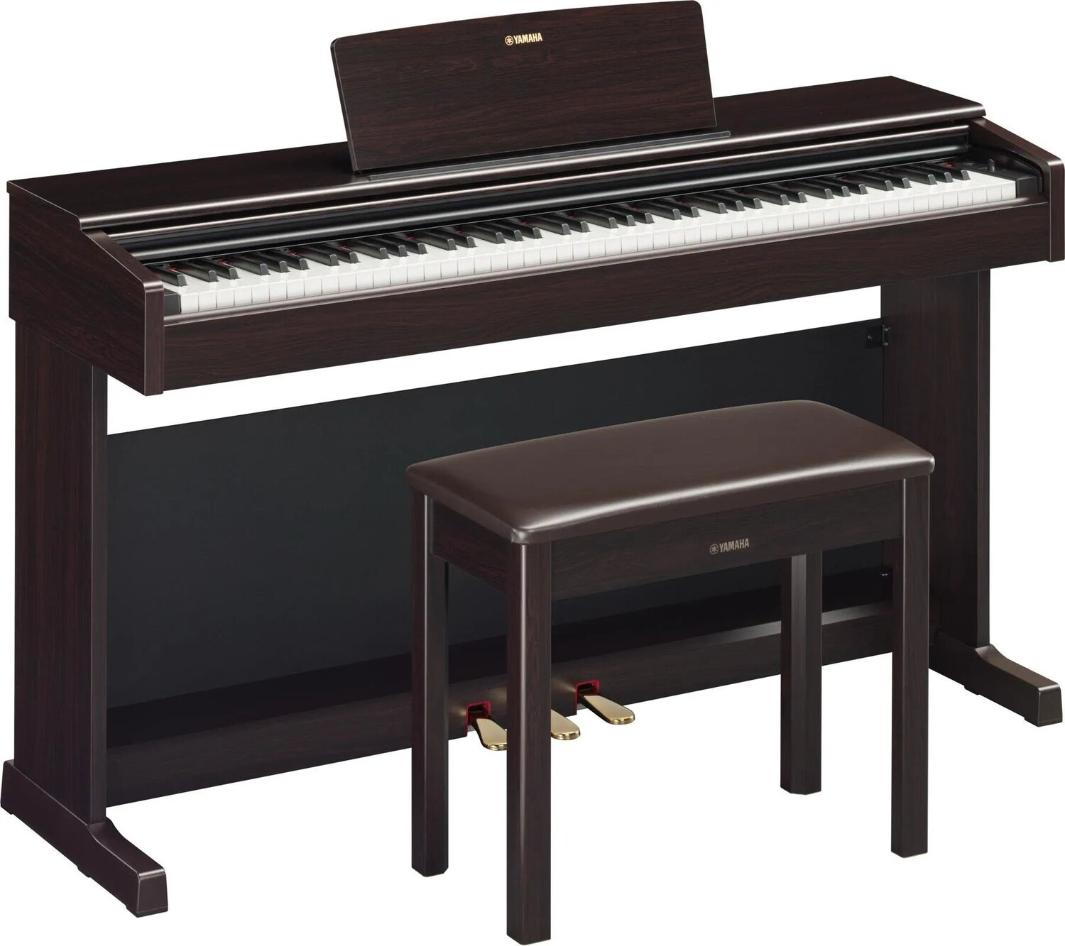 

Цифровое домашнее пианино Yamaha Arius YDP-145R со скамейкой — палисандр
