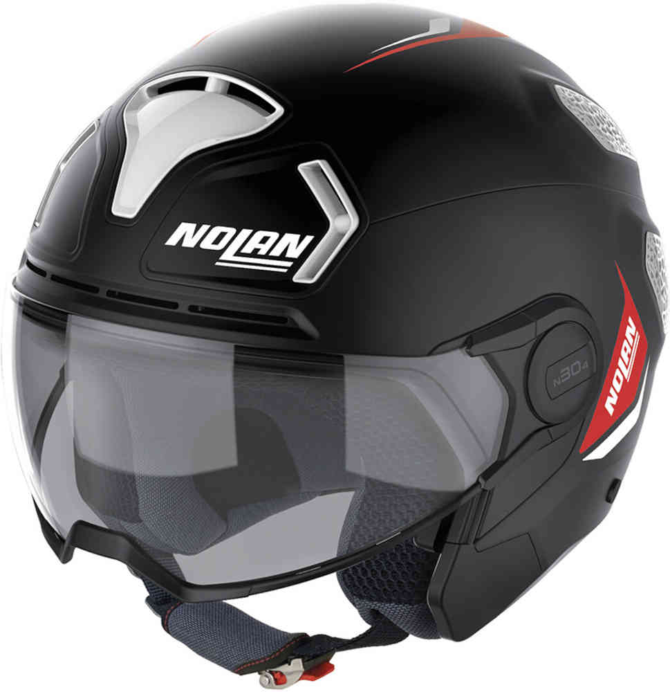 Реактивный шлем N30-4 T Inception Nolan, черный матовый/белый комоды leset нолан 4