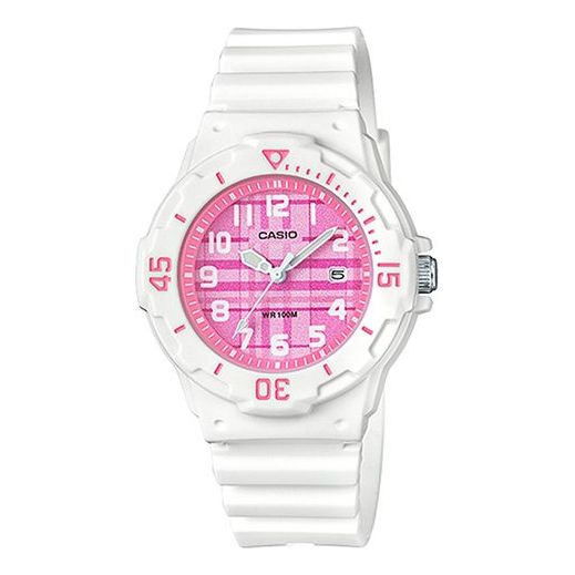 Часы Waterproof Sports Pink Plaid Pink Analog, розовый