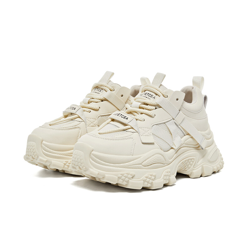 

Кроссовки BURGELY Chunky Sneakers Women's Low-top, красный