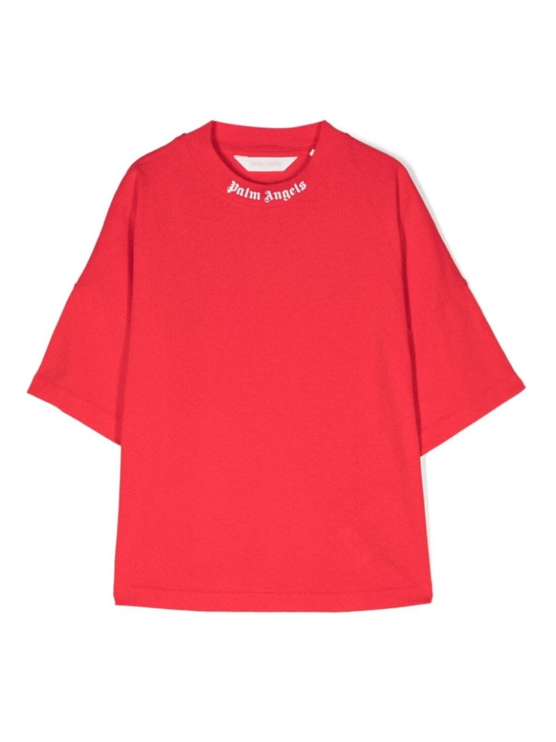

Palm Angels Kids футболка Overlogo, красный