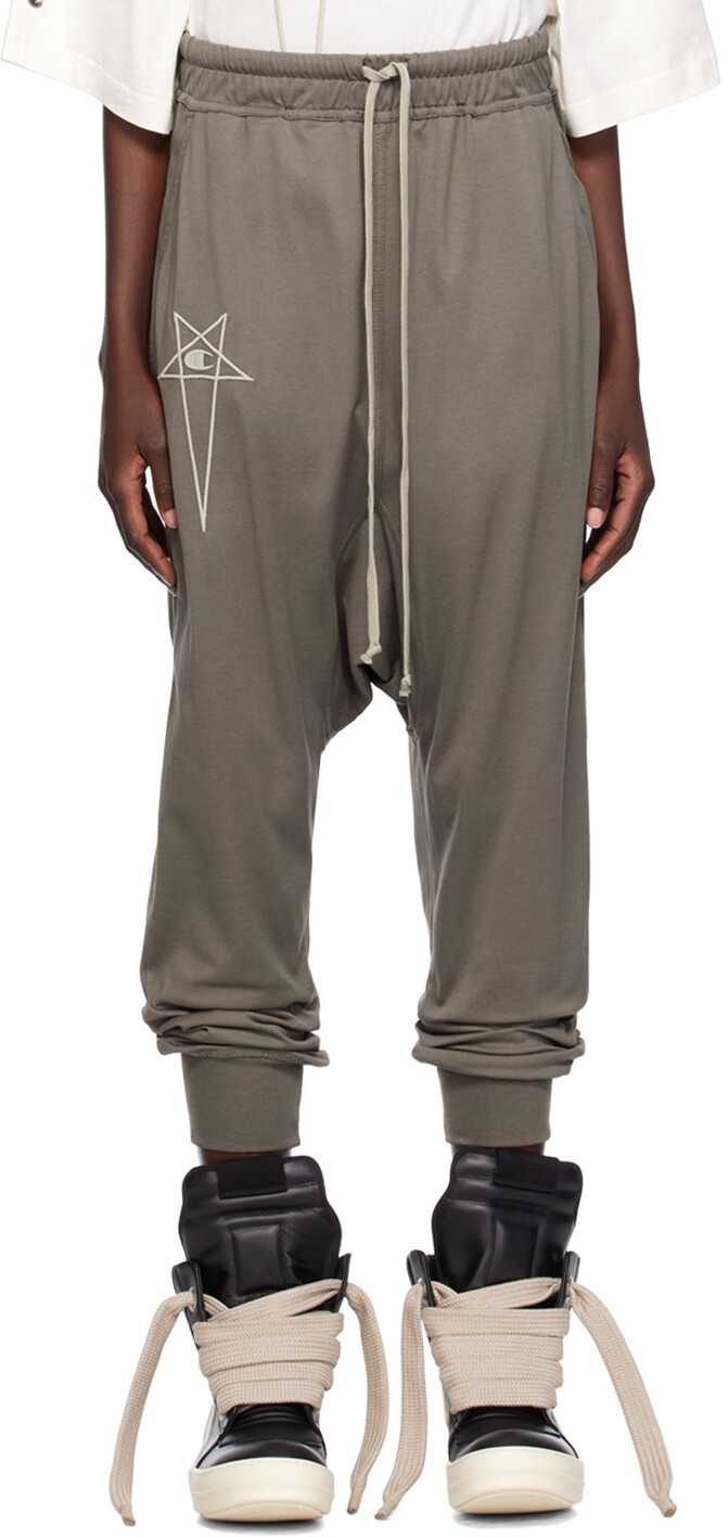 

Серые брюки для отдыха Rick Owens Champion Edition, Серый, Серые брюки для отдыха Rick Owens Champion Edition