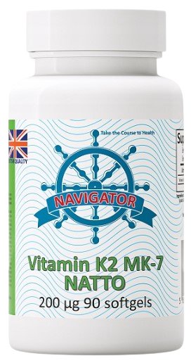 Navigator, Витамин K2 Mk-7, 200 мкг, 90 мягких таблеток + флакон, 120 мл carlson витамин k2 mk 7 45 мкг 90 мягких таблеток