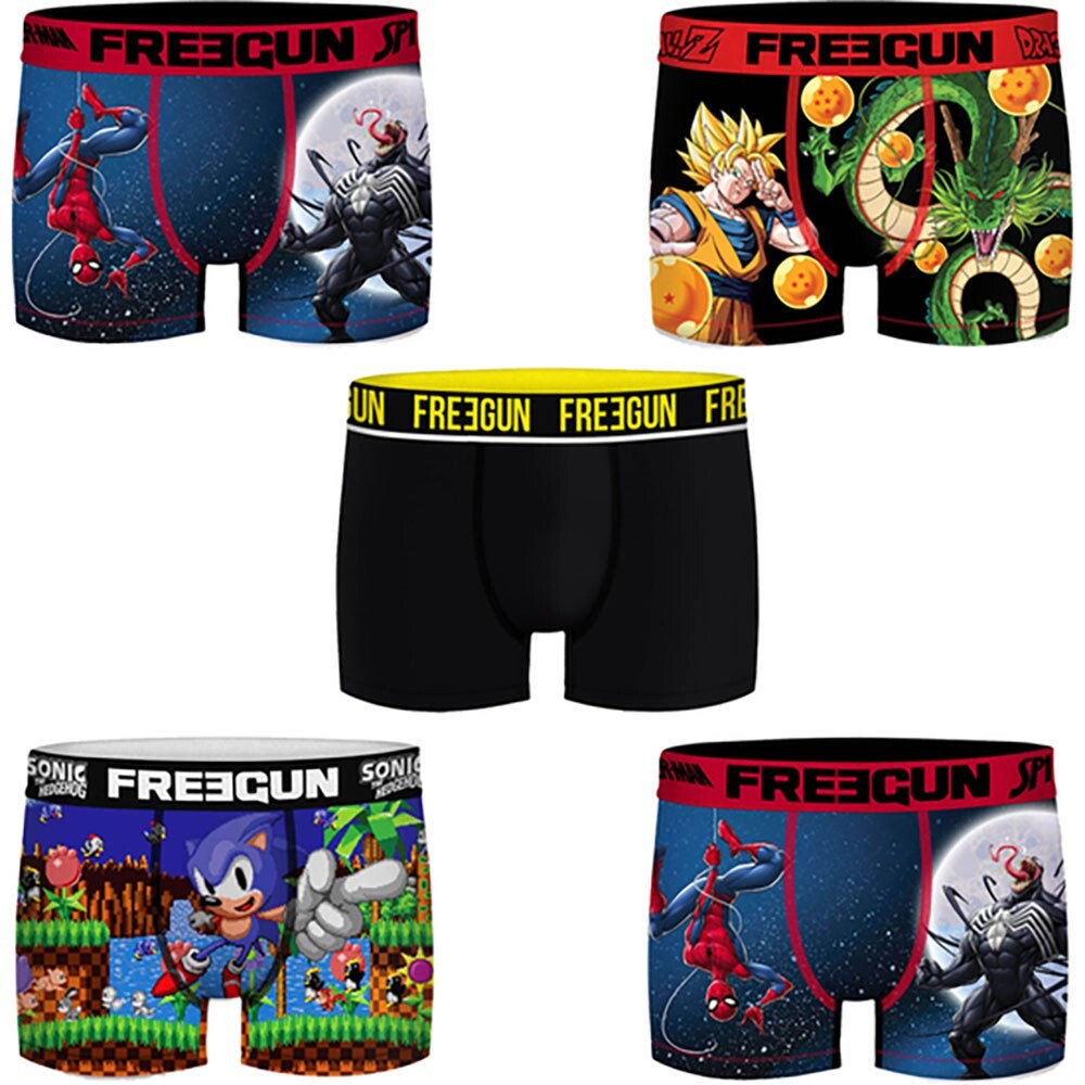 

Боксеры Freegun Microfiber Assorteds 5 шт, разноцветный