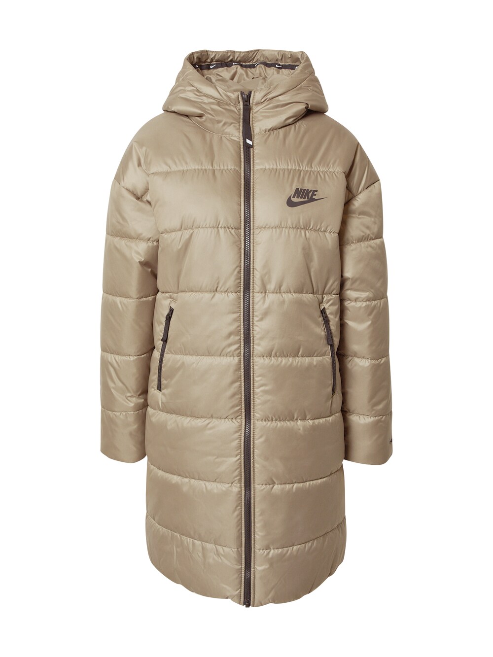 цена Зимнее пальто Nike, оливковый