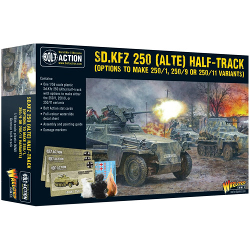 

Миниатюра Warlord Games Bolt Action: German - Sd.Kfz 250 (Alte) Half-Track (250/1,250/9, or 250/11)