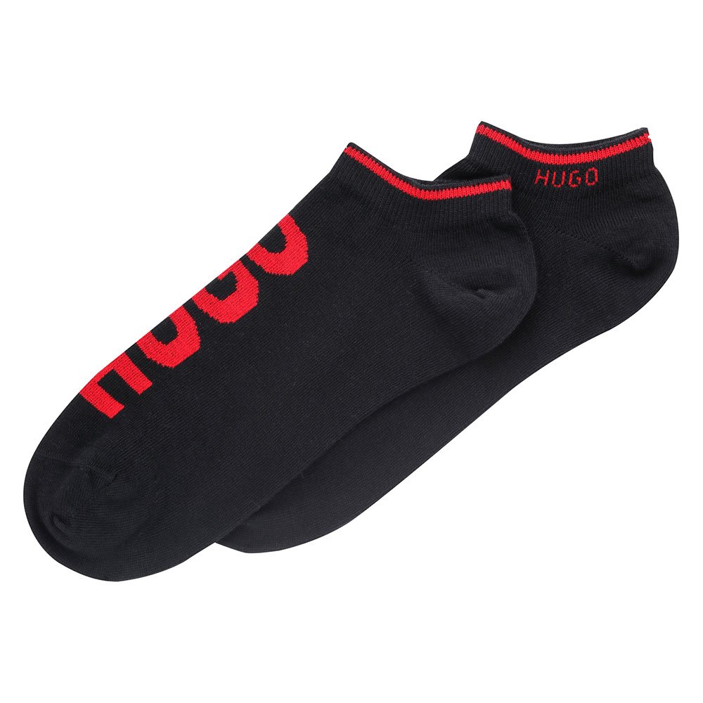 Носки HUGO Logo 2 шт, черный носки кроссовки с логотипом в упаковке 2 шт модель logo hugo белый