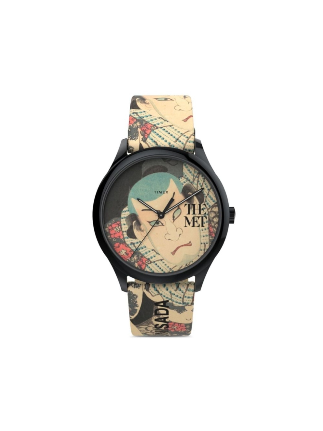 

TIMEX часы Timex x The MET Kunisada с кожаным ремешком 40 мм, нейтральный цвет